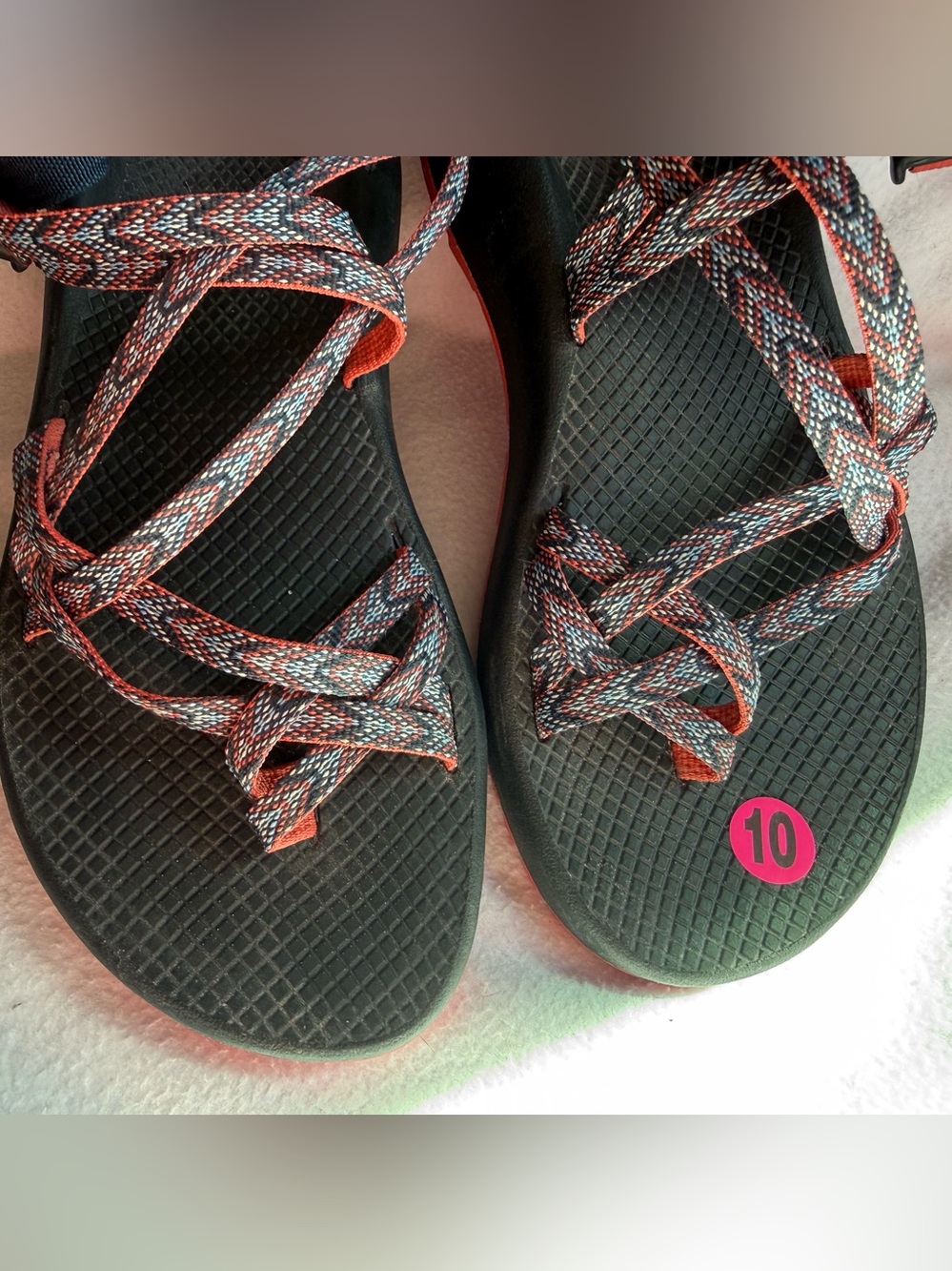 Chaco womens woven strap sandal size 10